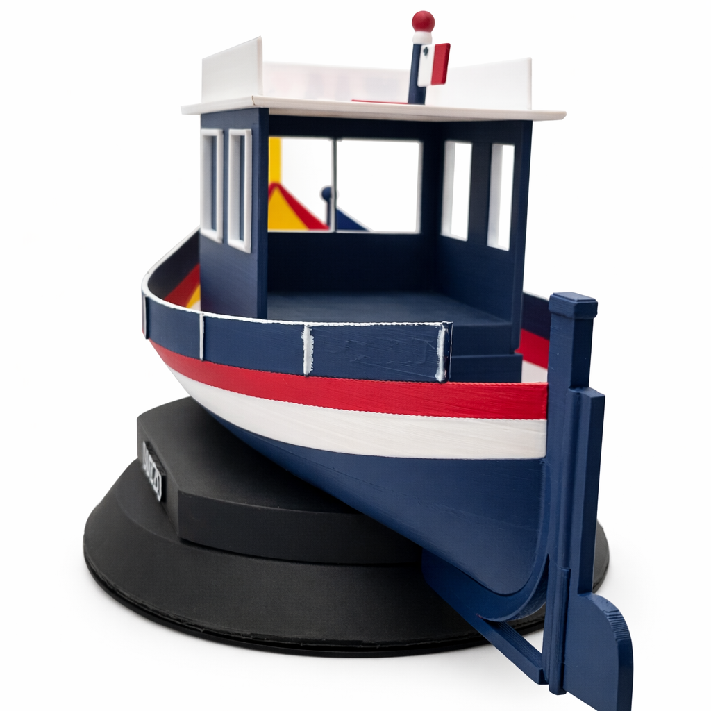 Maltese Luzzu Fishing Boat Model – Decorative Display (30cm)