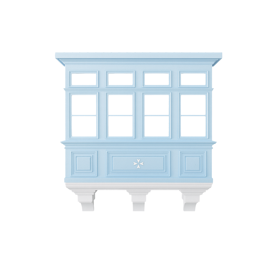 Maltese Balcony - Wall Deco Version