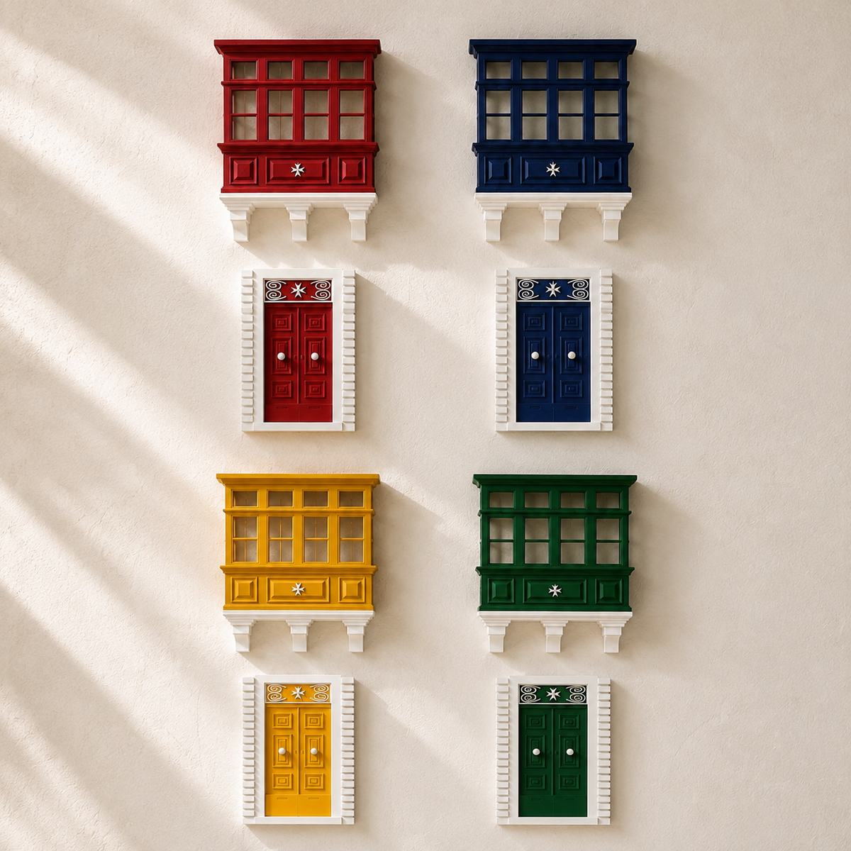 Maltese Door + Balcony Set