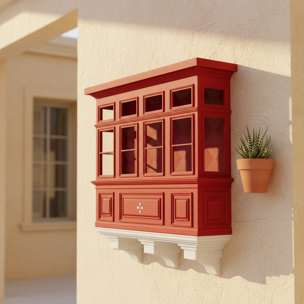 Maltese Balcony Wall Decoration