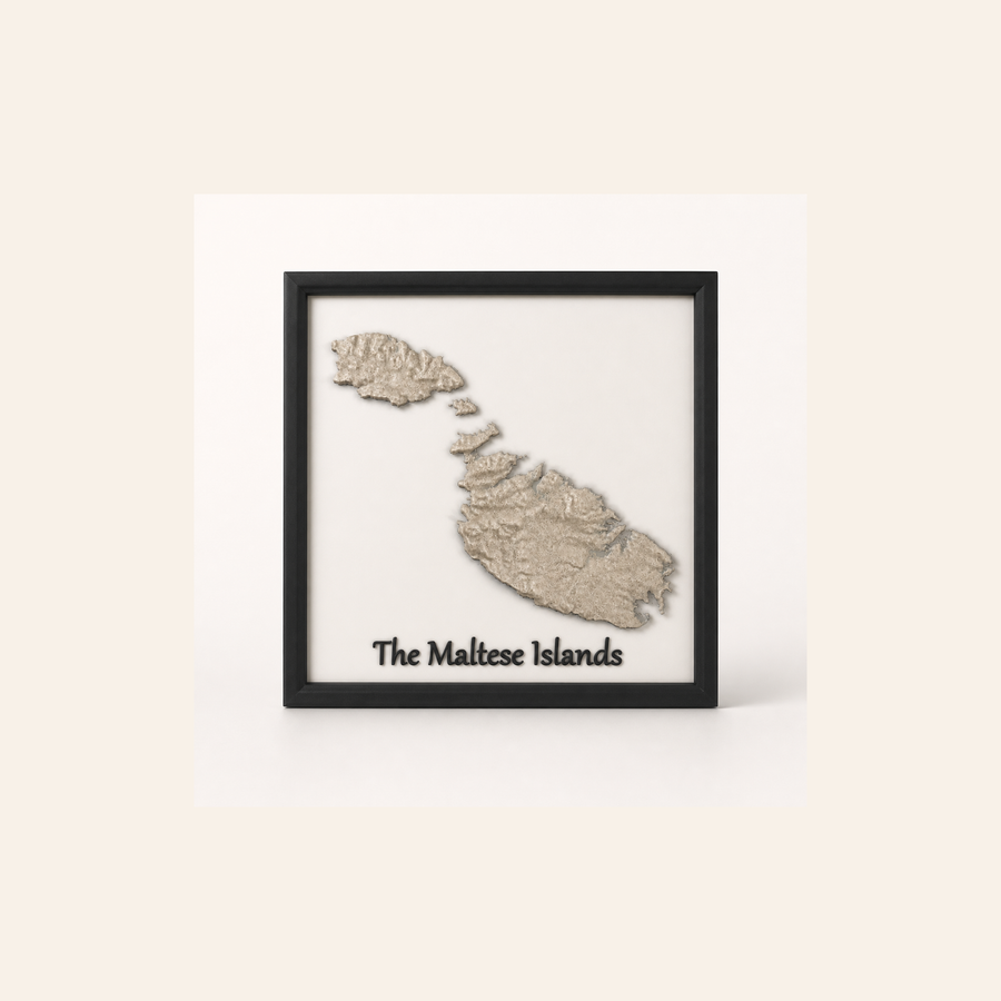 The Maltese Islands Topographic Frame