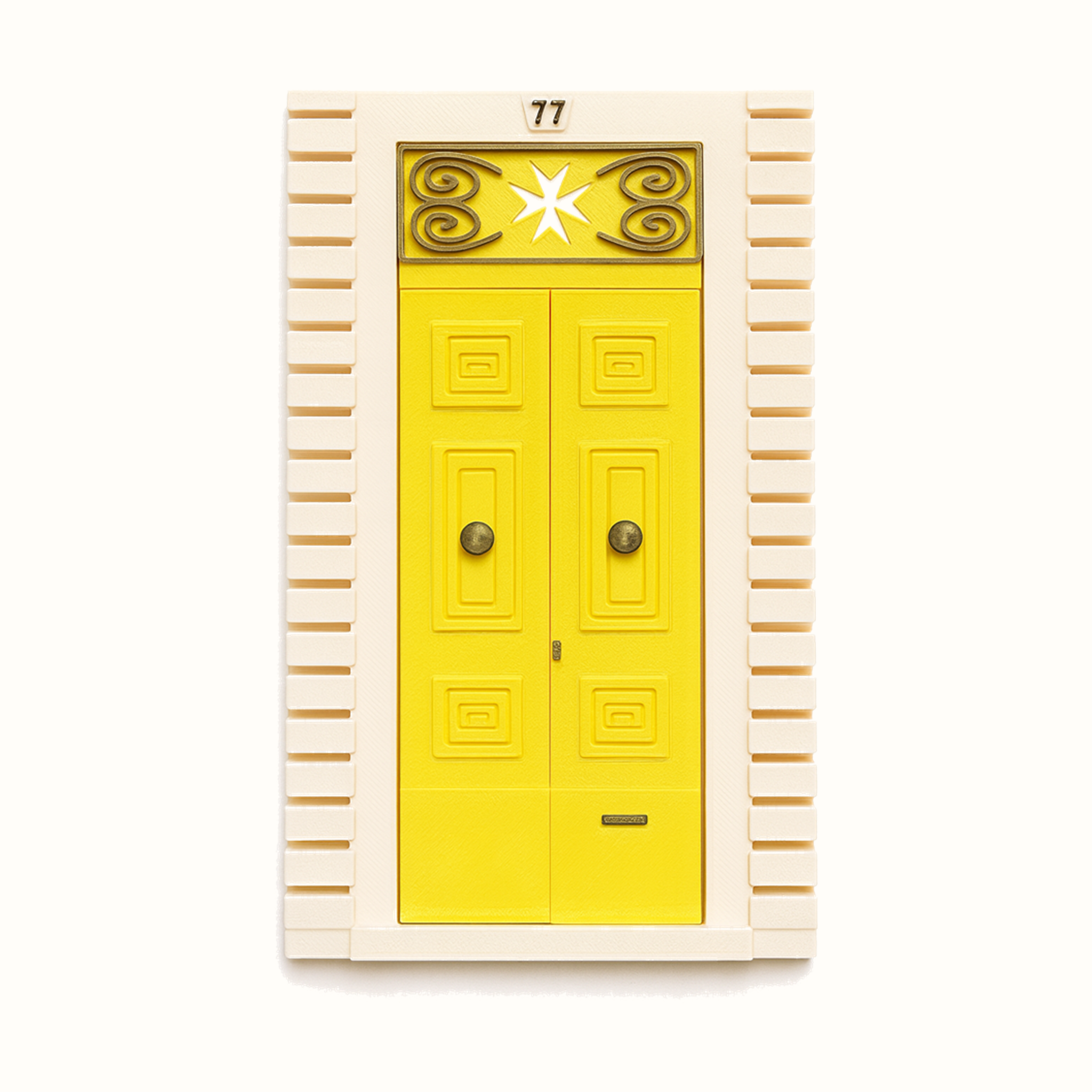 Maltese door decor