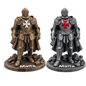 Knight of Malta Statue – Bronze & Silver Edition