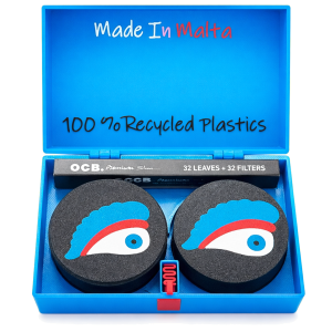 Maltese Travel Stash Box (100% Recycled Plastic) – Grinder + Storage Kit